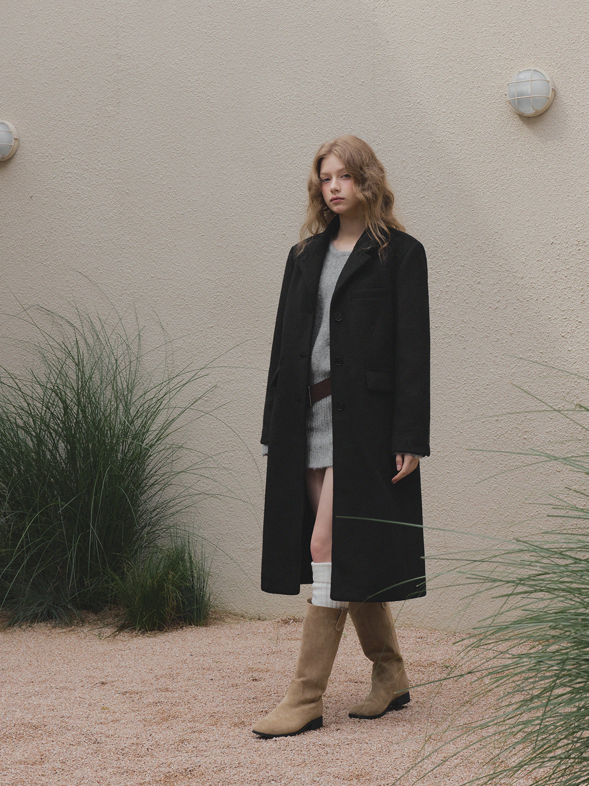 Muffin Tailored Single Long Coat