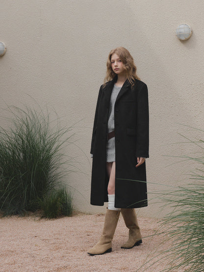 Muffin Tailored Single Long Coat