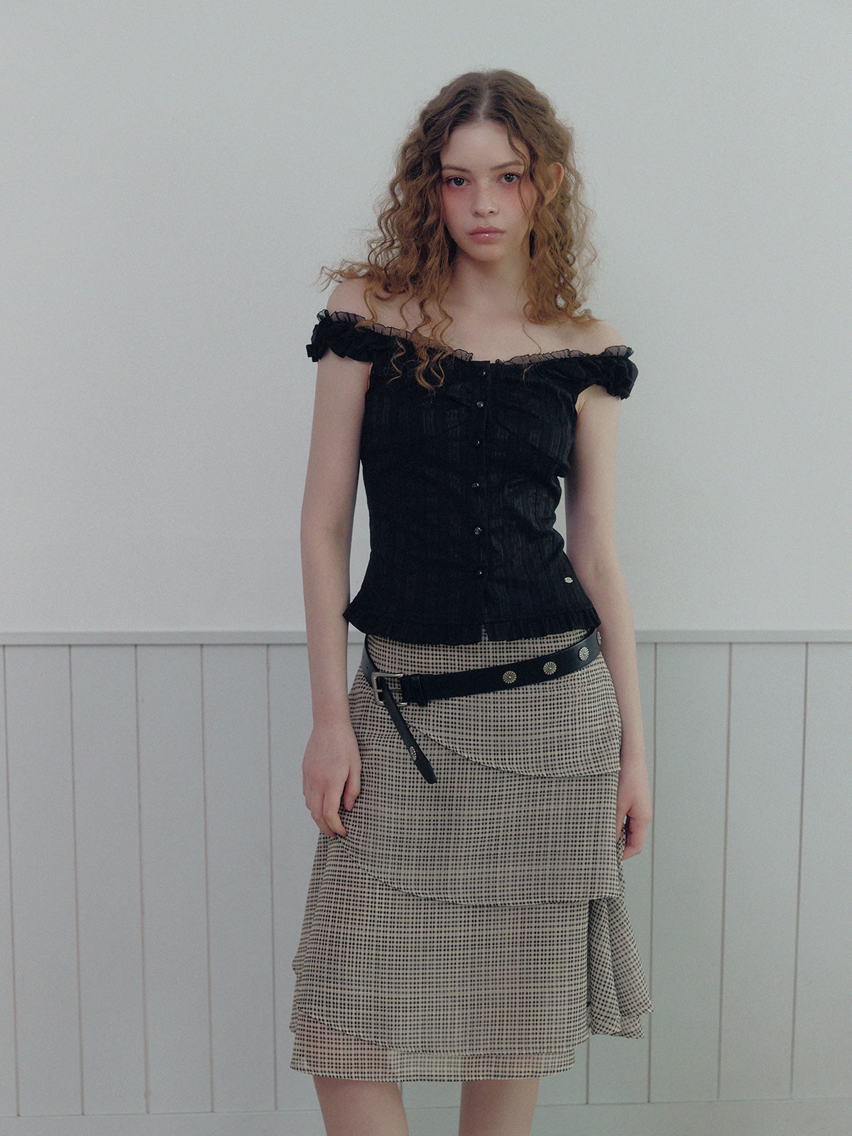 Untive Pattern Sleeveless Blouse