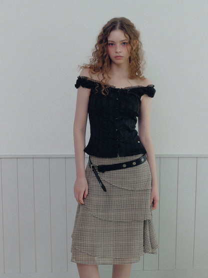 Untive Pattern Sleeveless Blouse
