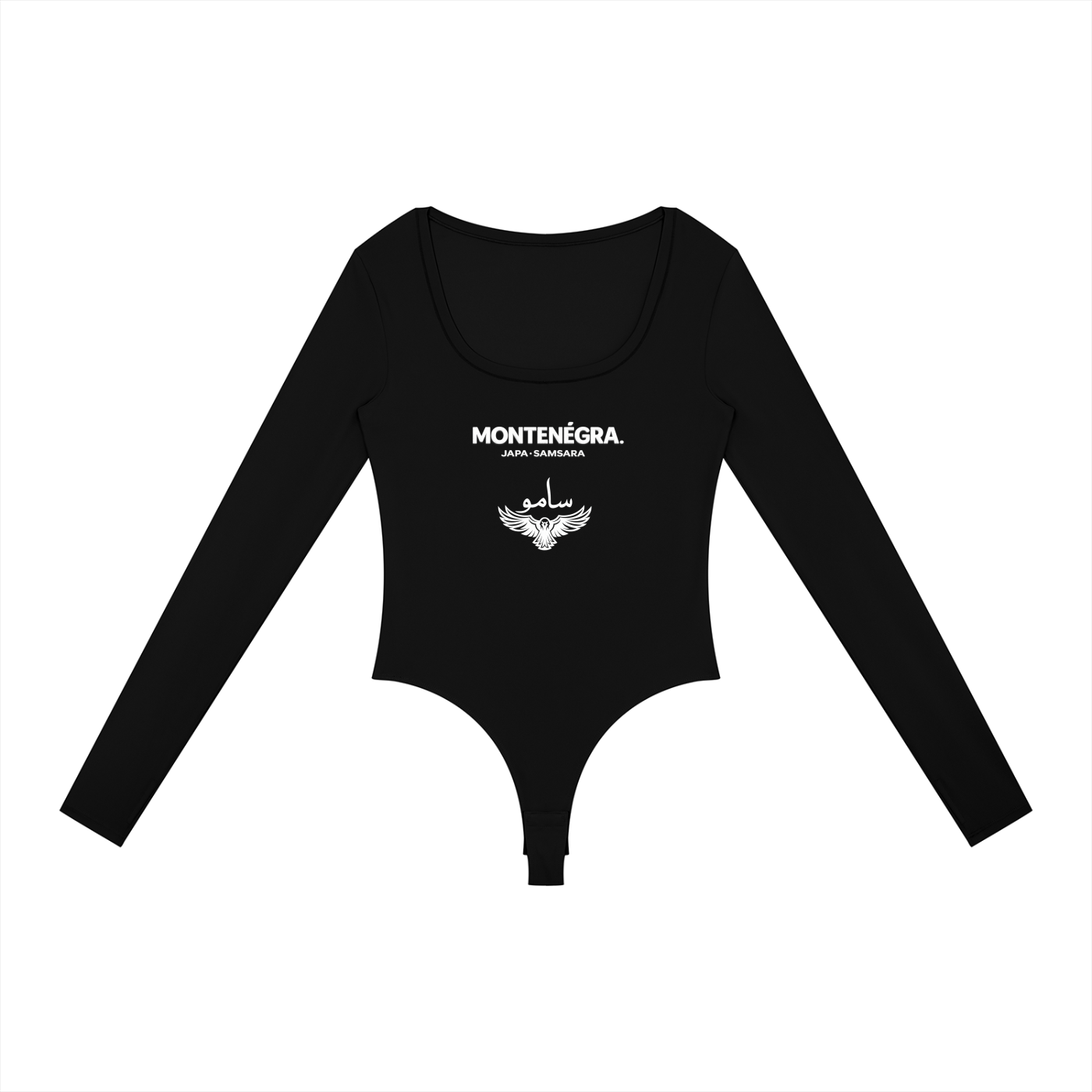 Montenegra Women's Tight Long Sleeve Yoga Bodysuit