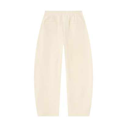 Montenegra Barrel Leg Sweatpants - Cream