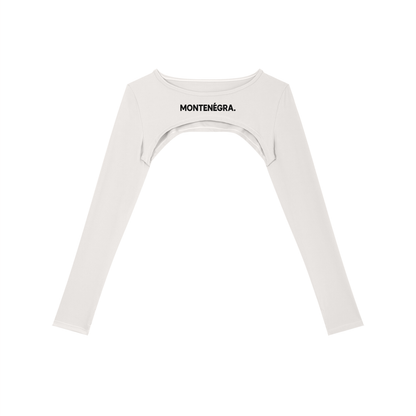Montenegra Cutout Long Sleeve Yoga Shrug