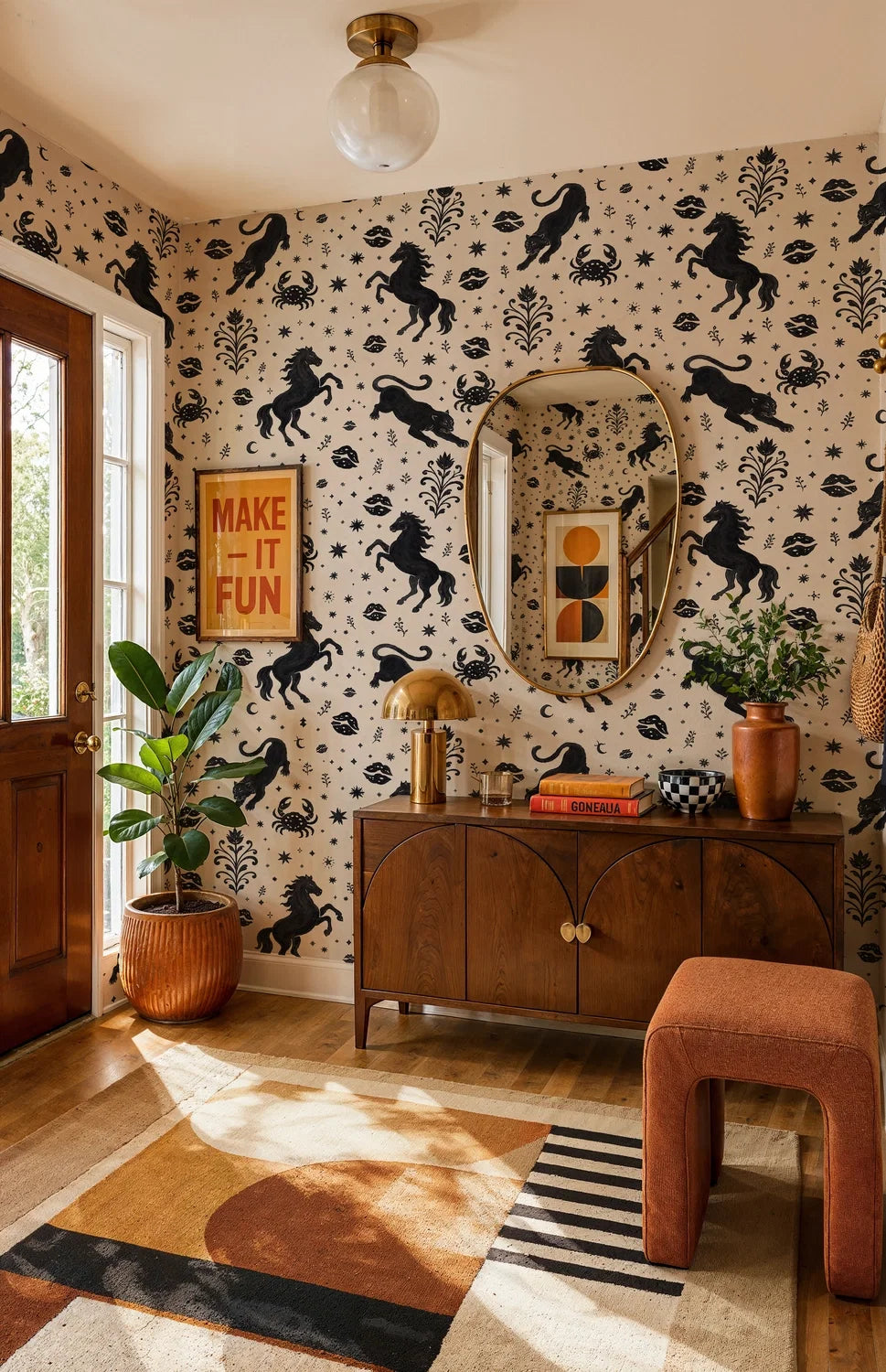 Retro Mystical Wallpaper