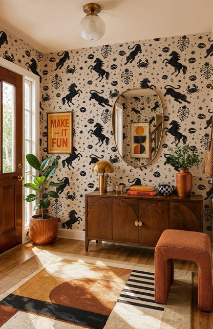 Retro Mystical Wallpaper
