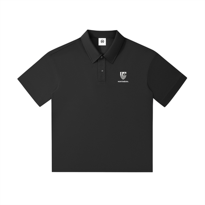 Drop Shoulder Short-Sleeve Polo
