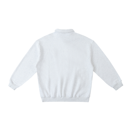 Montenegra Heavyweight Polo-Collar Sweatshirt