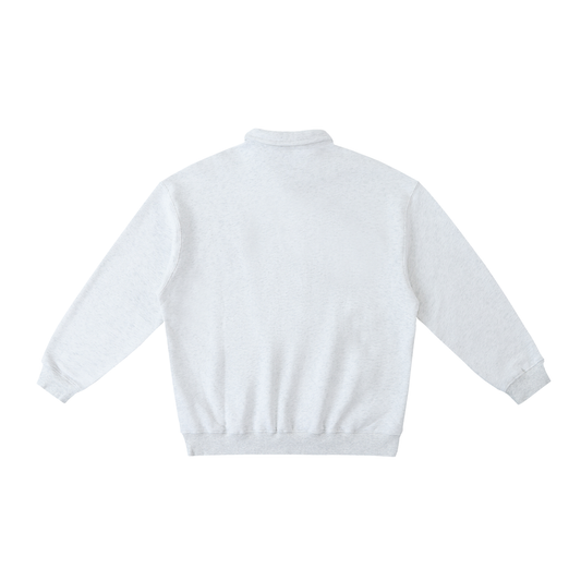 Montenegra Heavyweight Polo-Collar Sweatshirt