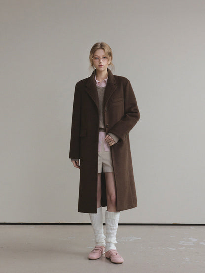 Muffin Tailored Single Long Coat