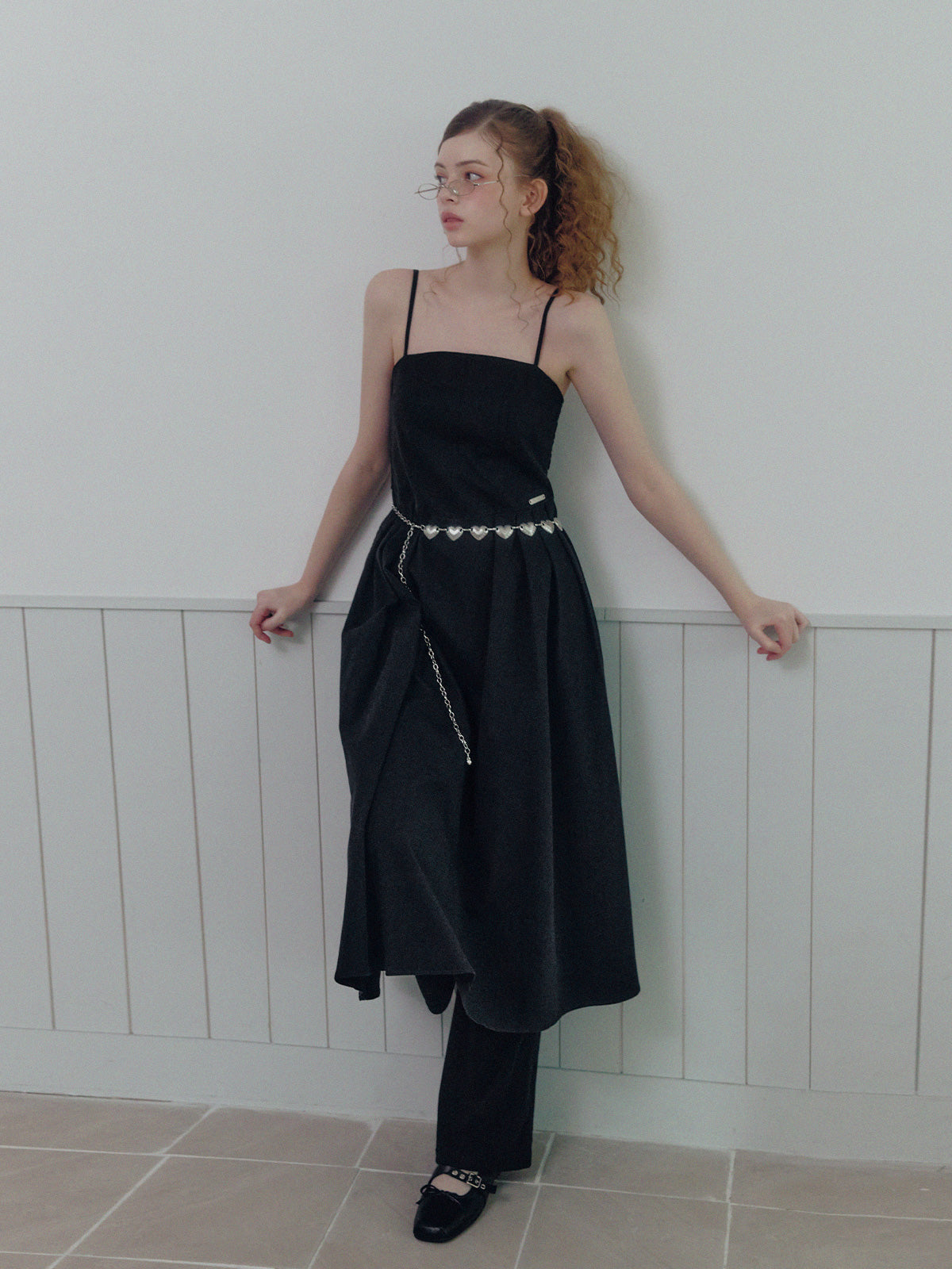 Hats Pintuck Sleeveless Dress