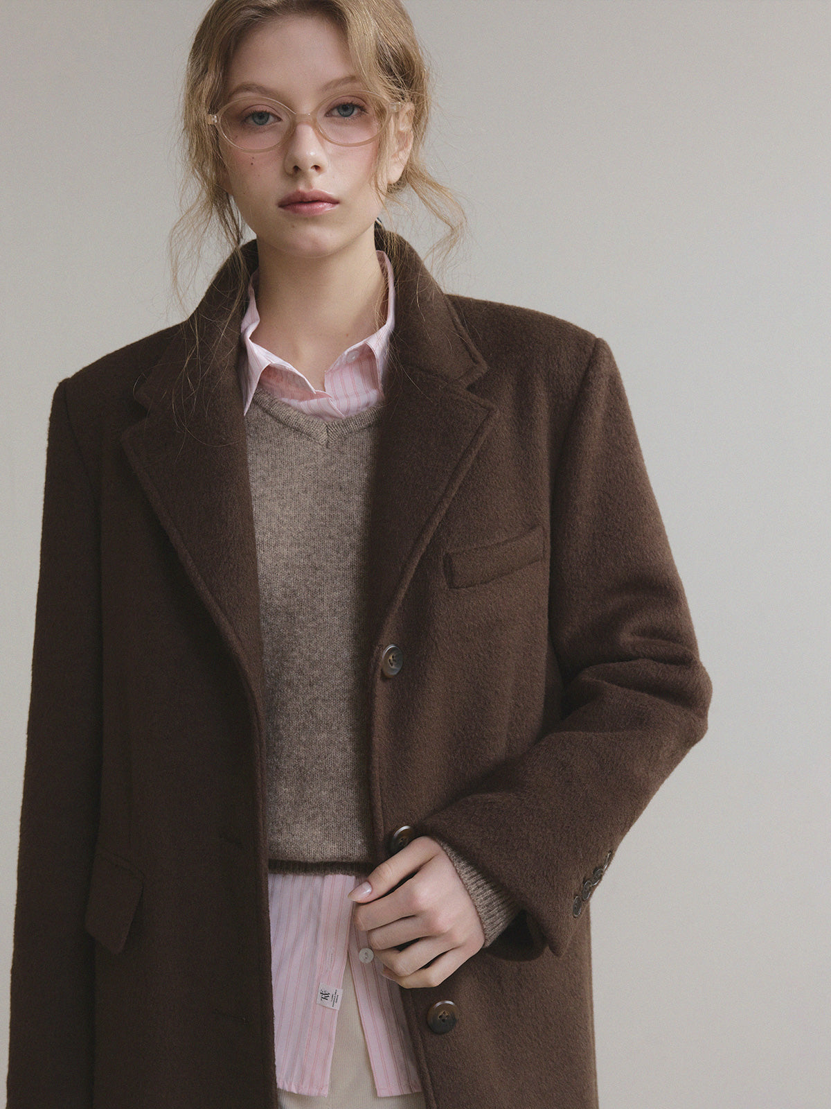 Muffin Tailored Single Long Coat