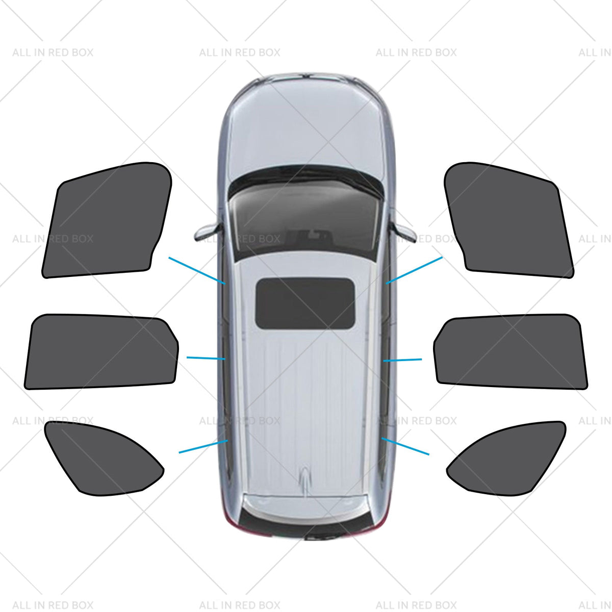 2x Car Window Sun Shades Suitable for Mazda CX-9 2.5T