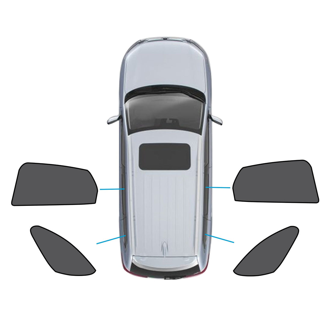 Magnetic Car Window Sun Shades Suitable for Mazda CX-3