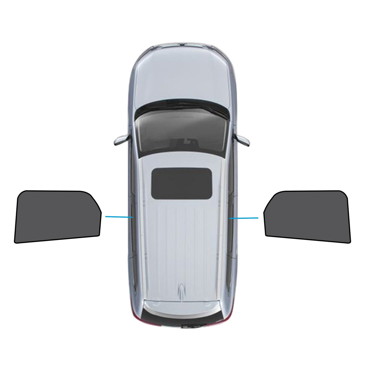Car Window Sun Shade Magnetic Mesh Suitable for Mazda CX-60