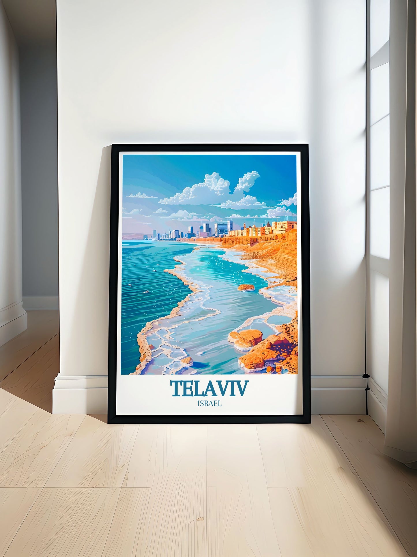 Israel Home Decor - Dead Sea  Art Prints  - Tel Aviv Canvas Art