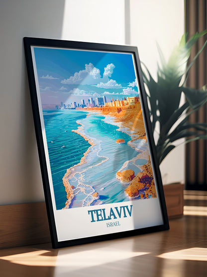 Israel Home Decor - Dead Sea  Art Prints  - Tel Aviv Canvas Art
