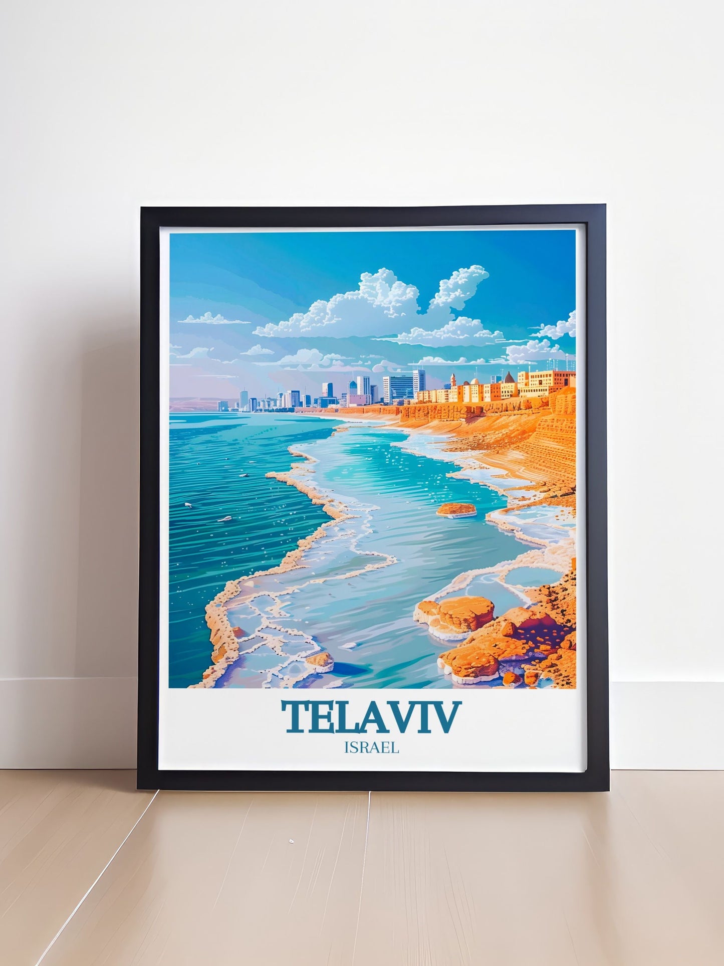Israel Home Decor - Dead Sea  Art Prints  - Tel Aviv Canvas Art