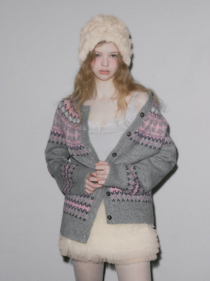 Epin Nordic Knit Cardigan