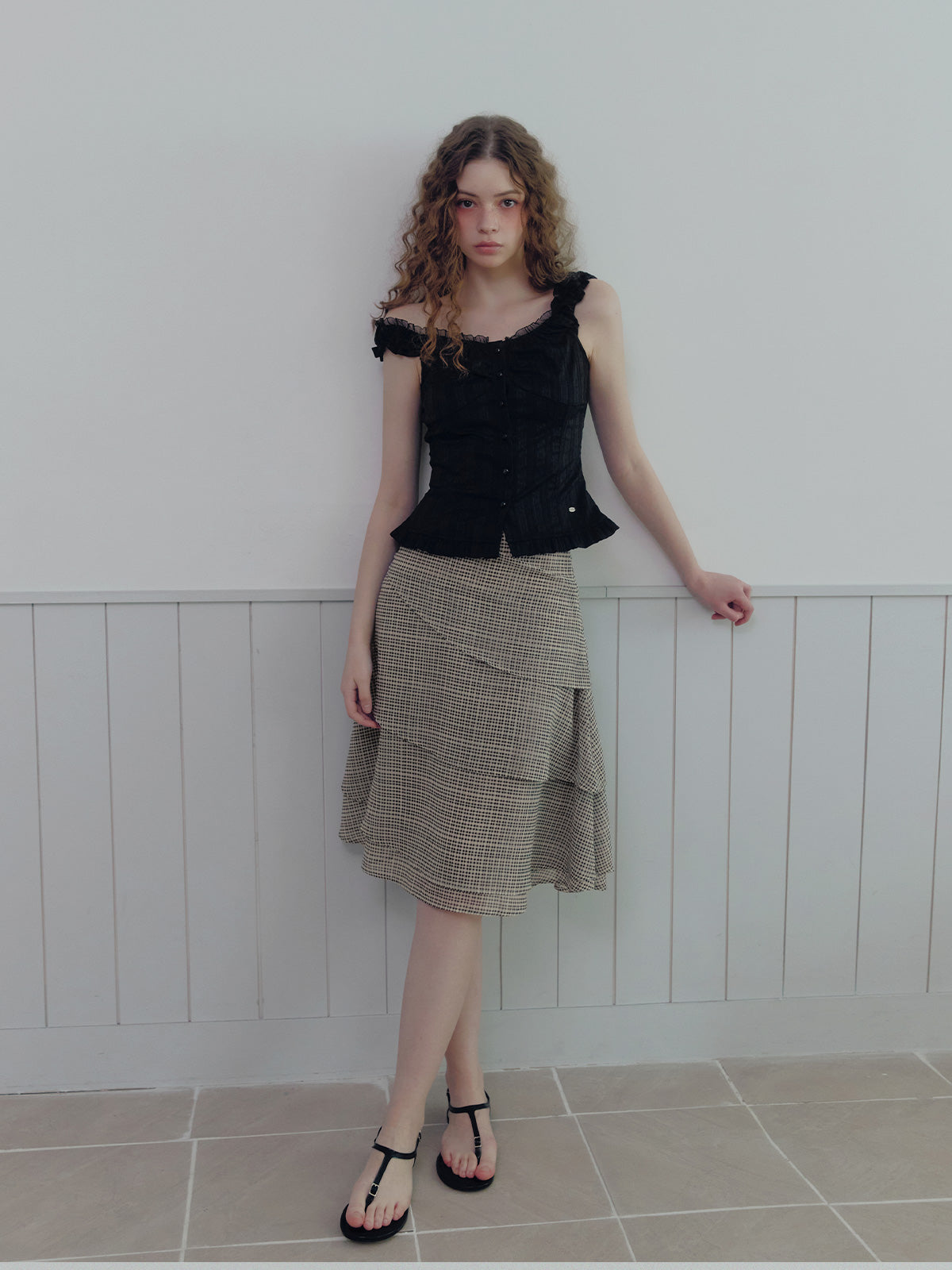 Untive Pattern Sleeveless Blouse