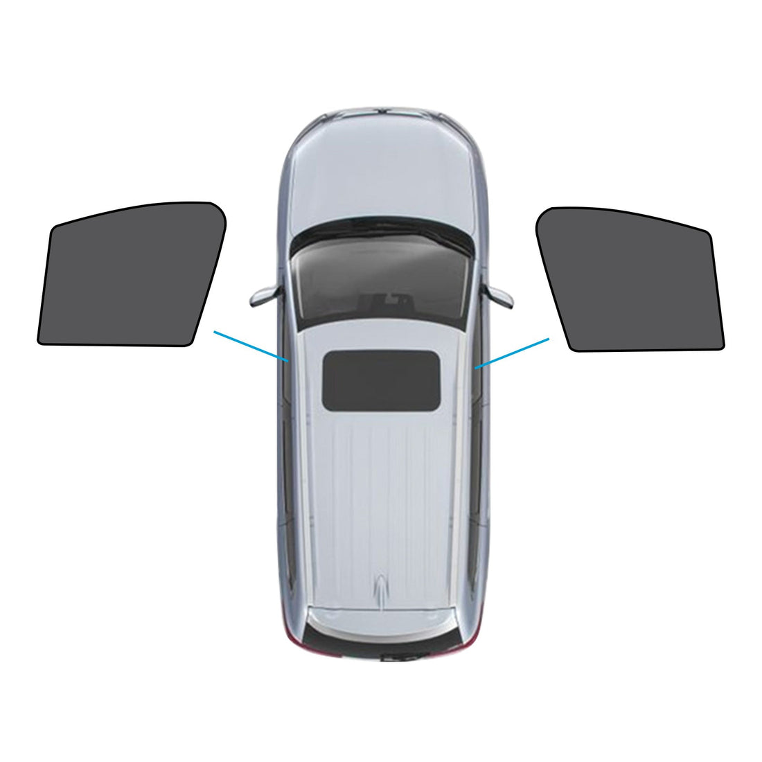 2x Car Window Shades Suitable for Mazda CX-5 KE 1st Gen