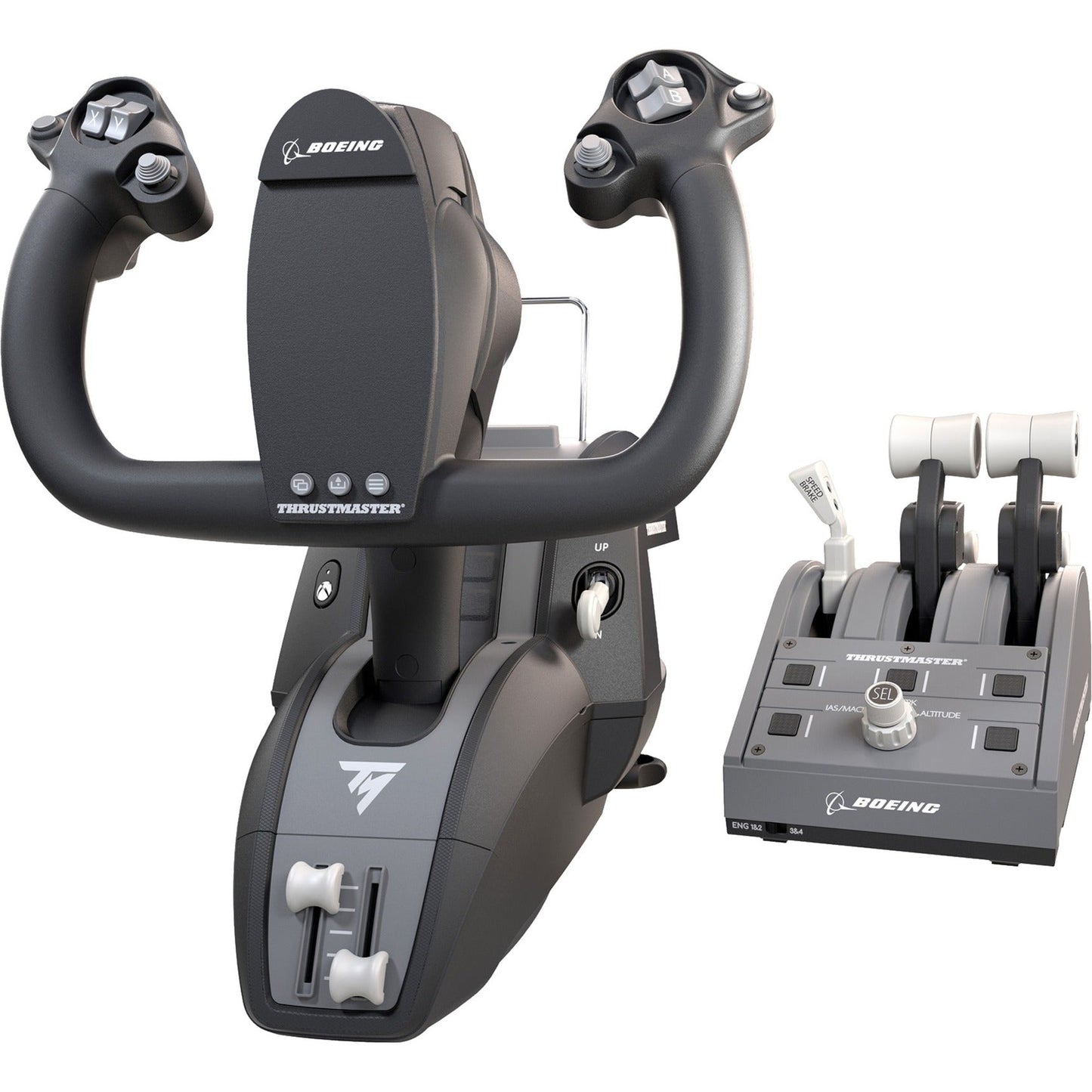 Thrustmaster TCA Yoke Pack Boeing Edition gaming set (black grey, PC, Xbox One, Xbox Series X|S)