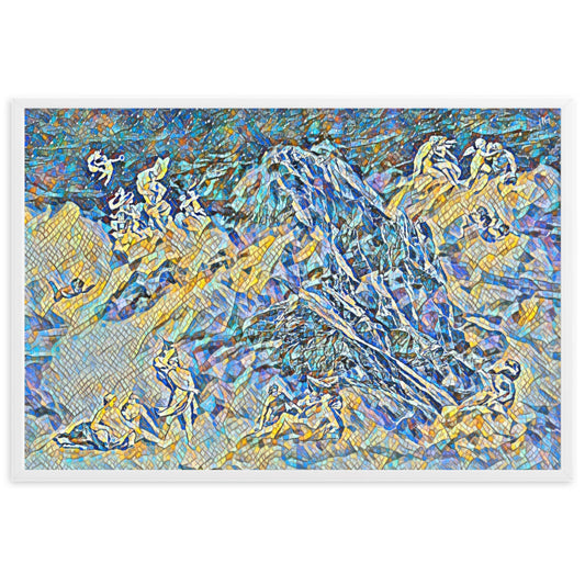 AN EVENING ON OLYMPOS V2 Superior Framed Poster