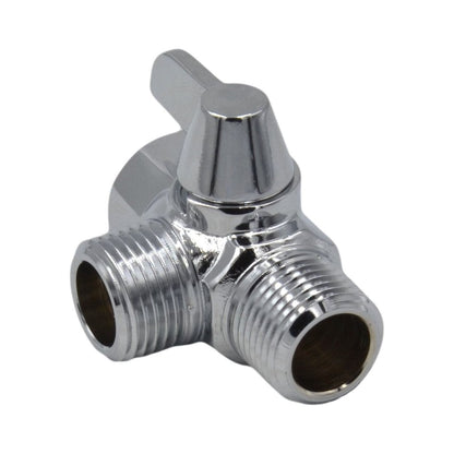 Lookrover Chrome Two-Way Shower Arm Diverter Valve Splitter 1/2 IPS Quarter-Turn