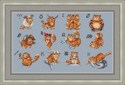 Horoscope. Taurus - PDF Cross Stitch Pattern