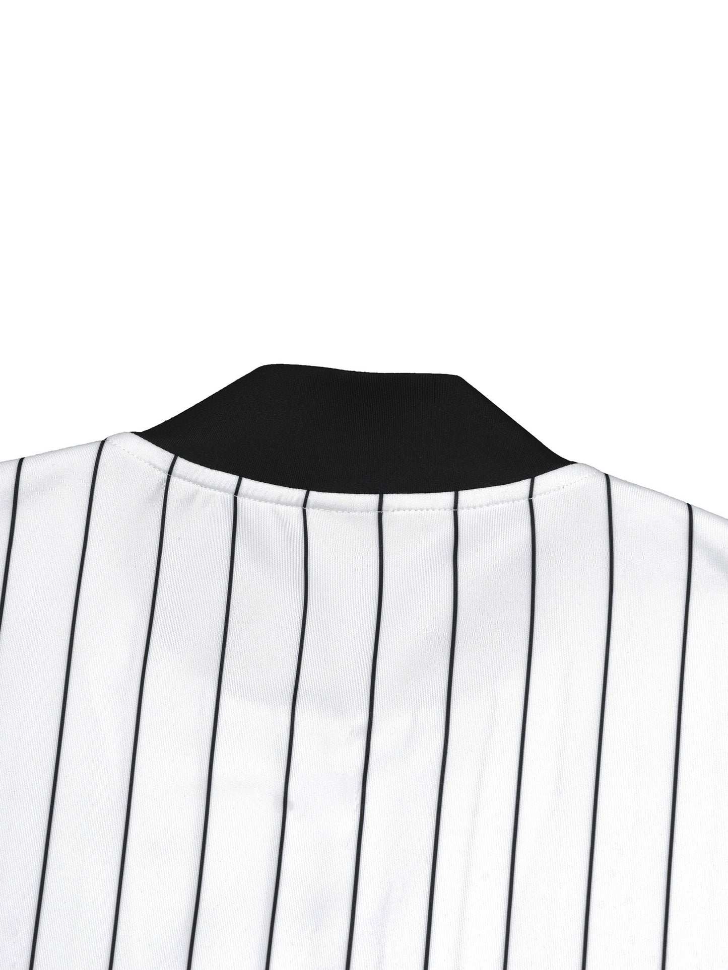 Montenegra Striped Full-Zip Baseball Jersey