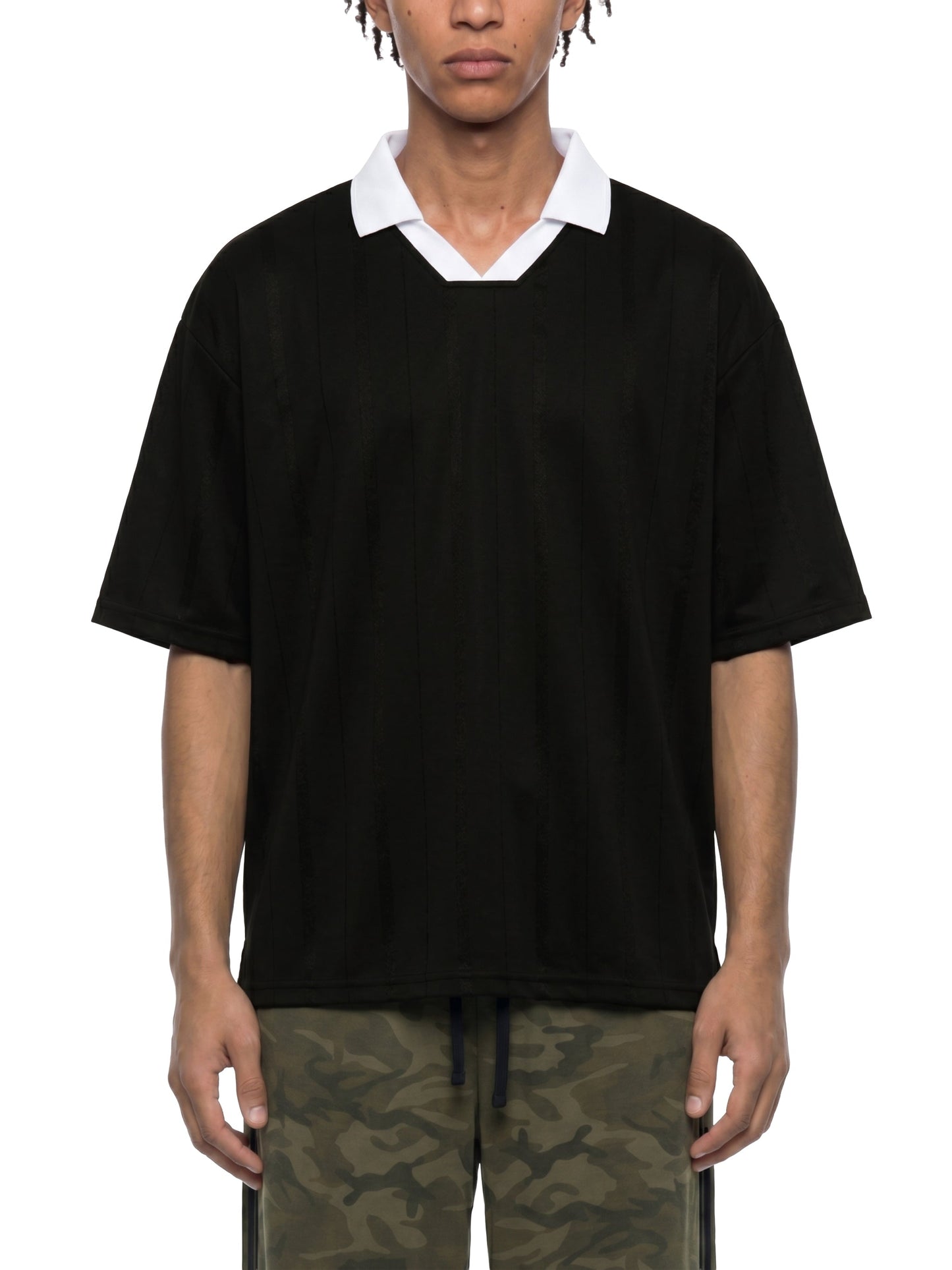 Montenegra Striped Boxy Soccer Jersey
