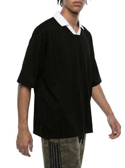 Montenegra Striped Boxy Soccer Jersey