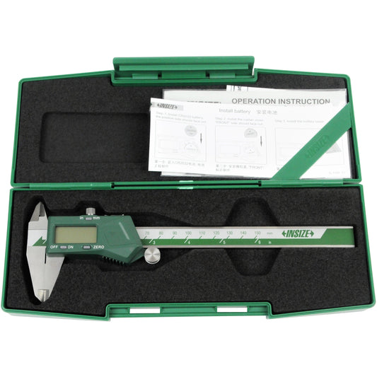 Insize Digital Caliper 0-150mm/0-6" Range Series 1119-150