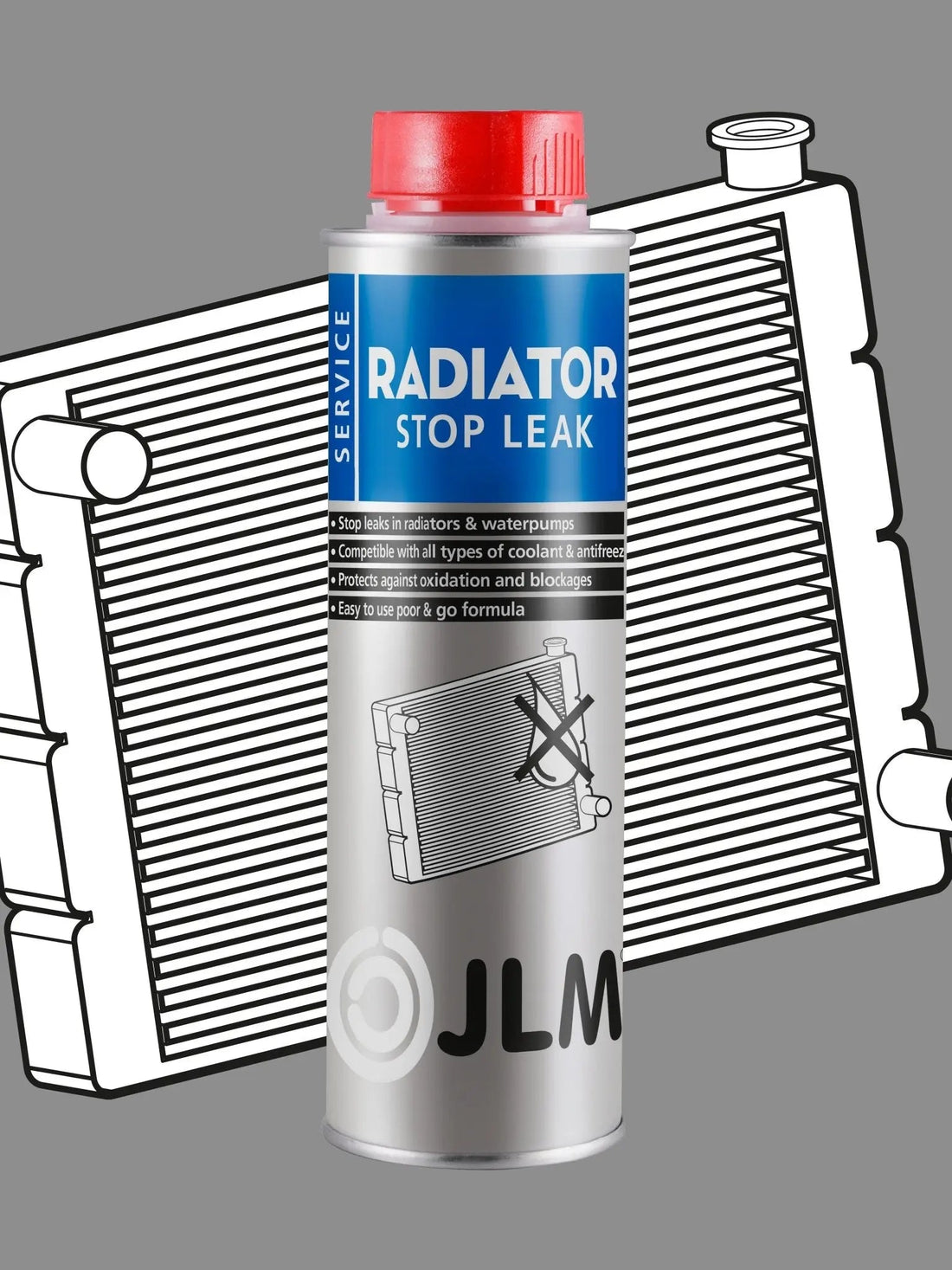 Kühler-Stoppleck Kühlerdichter für PKW 250ml von JLM