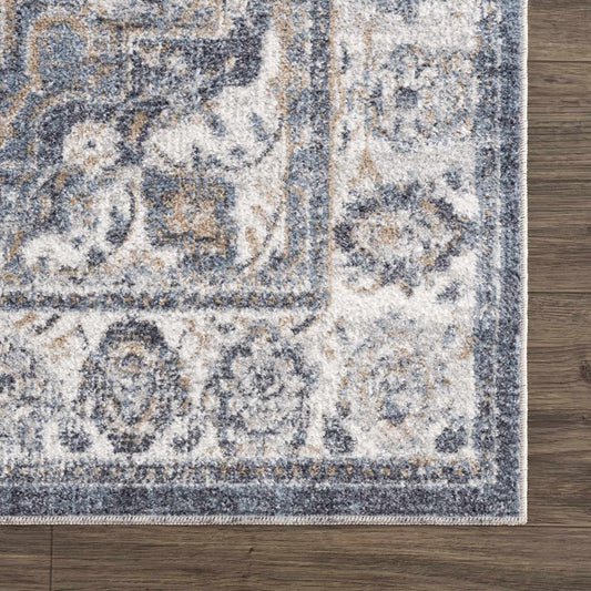Sample Aurum Blue Washable Area Rug