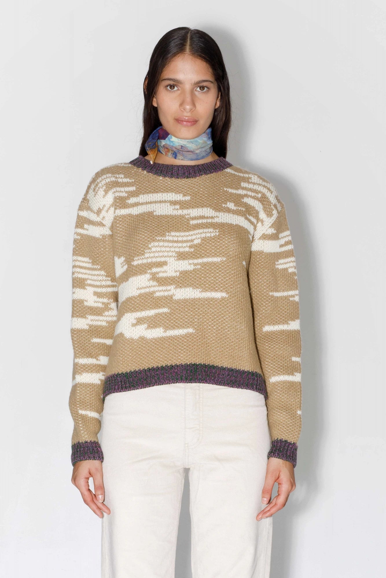 MELTON SWEATER - 100% MERINO WOOL