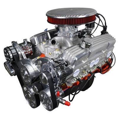 BluePrint Engines Low Profile GM 383 C.I.D. 436 HP Dressed EFI Long Block Crate Engines - BP38318CTFKV