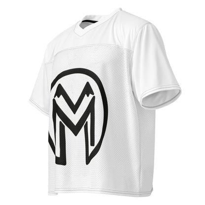 Montenegra Boxy football jersey - Silky White and Black