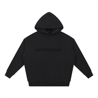 Montenégra Essential Heavyweight Hoodie - Premium Black