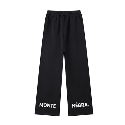 Montenégra Essential Straight-Leg Sweatpants - Premium Black and White