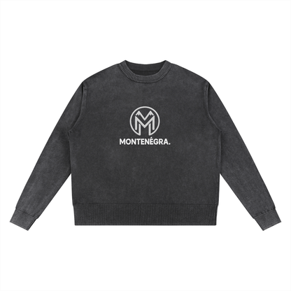 Montenégra Mineral Wash Oversized Sweater