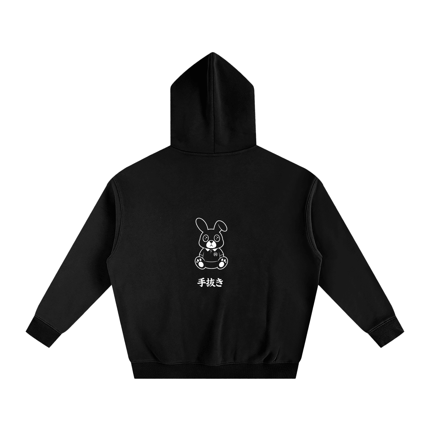 Montenegra Oversize Fleeced Hoodie - Rabbit Hole