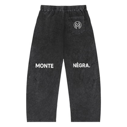 Montenégra Snow Wash Drawstring Cotton Pants