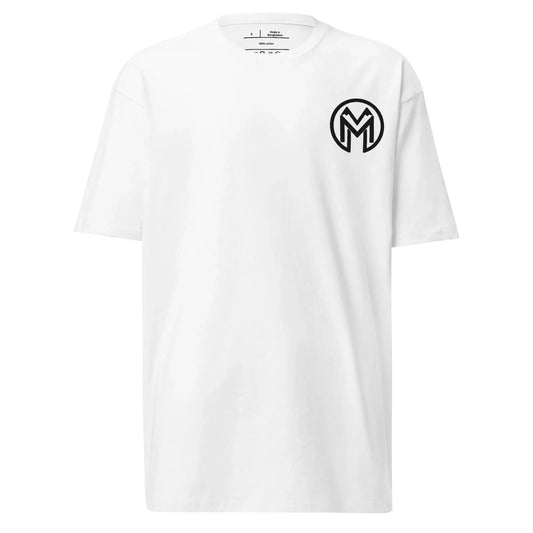 Montenegra tee - Silky White and Black