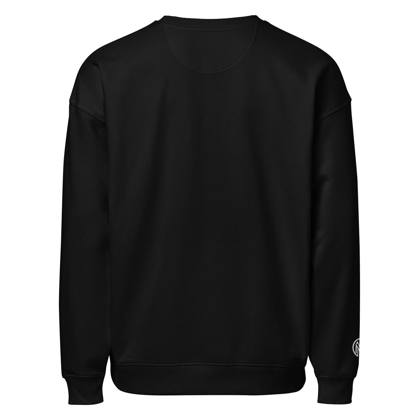 Montrnégra organic oversized sweatshirt - Premium Black and White