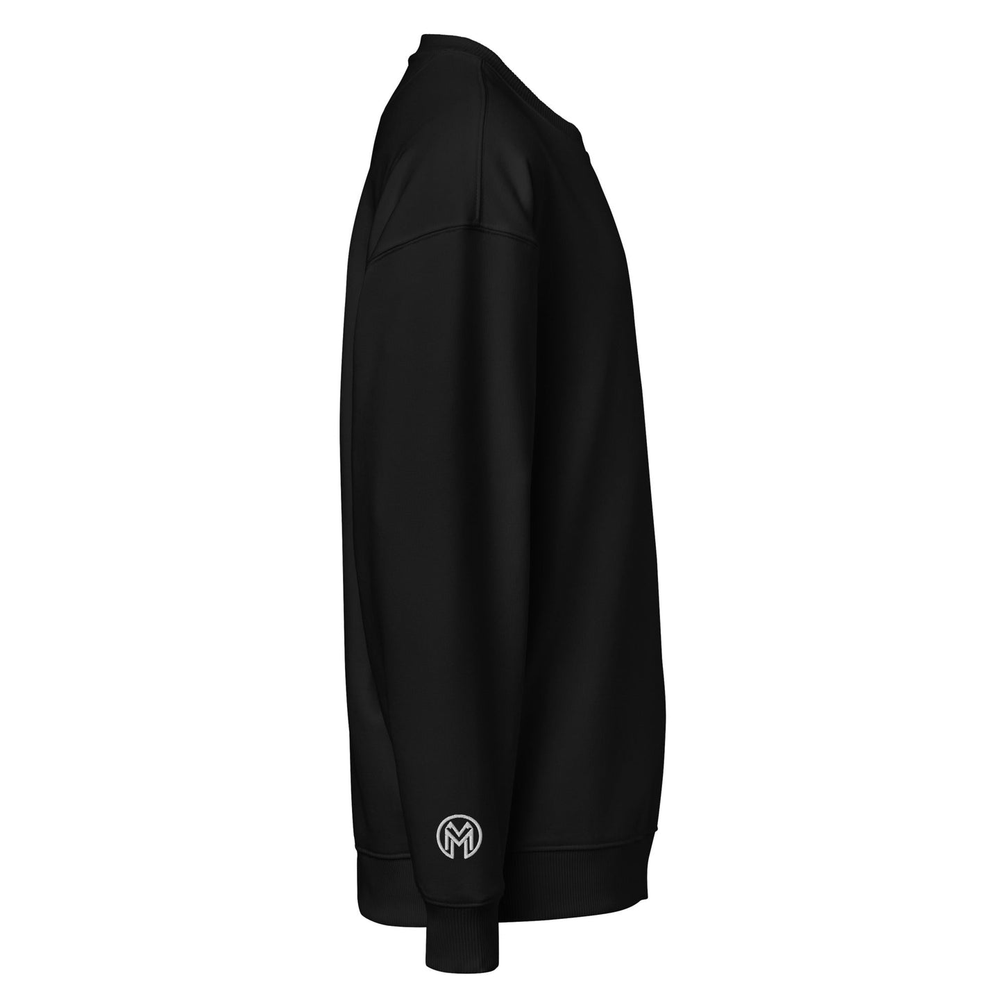 Montrnégra organic oversized sweatshirt - Premium Black and White