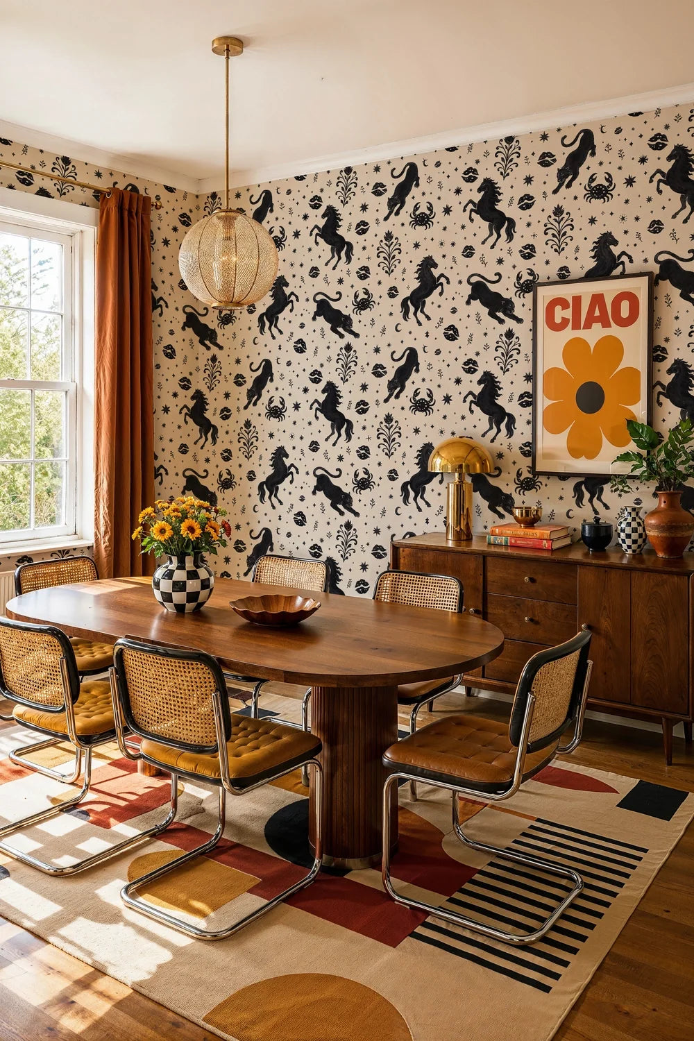 Retro Mystical Wallpaper