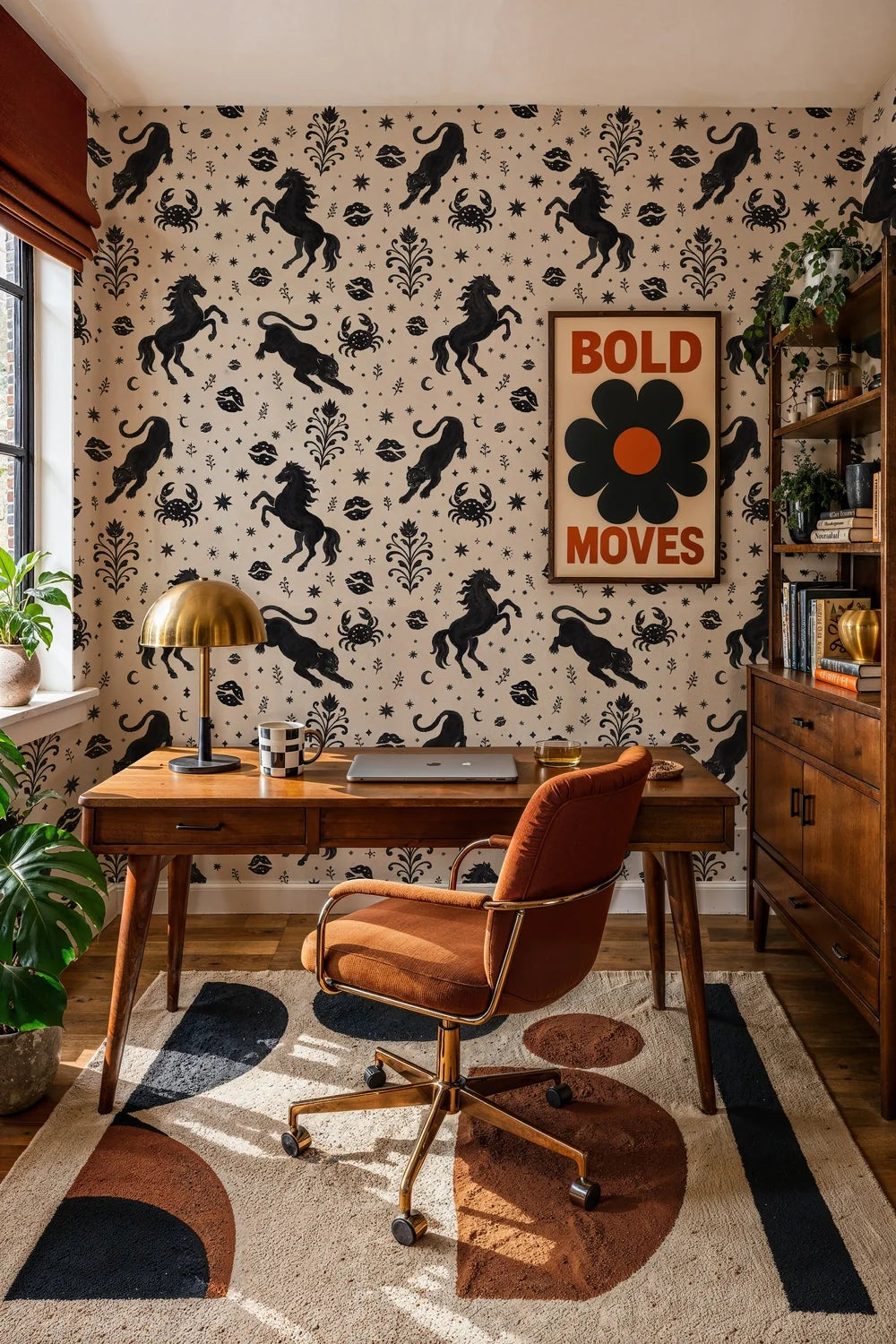 Retro Mystical Wallpaper