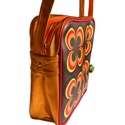 Shoulderbag square Retro circles