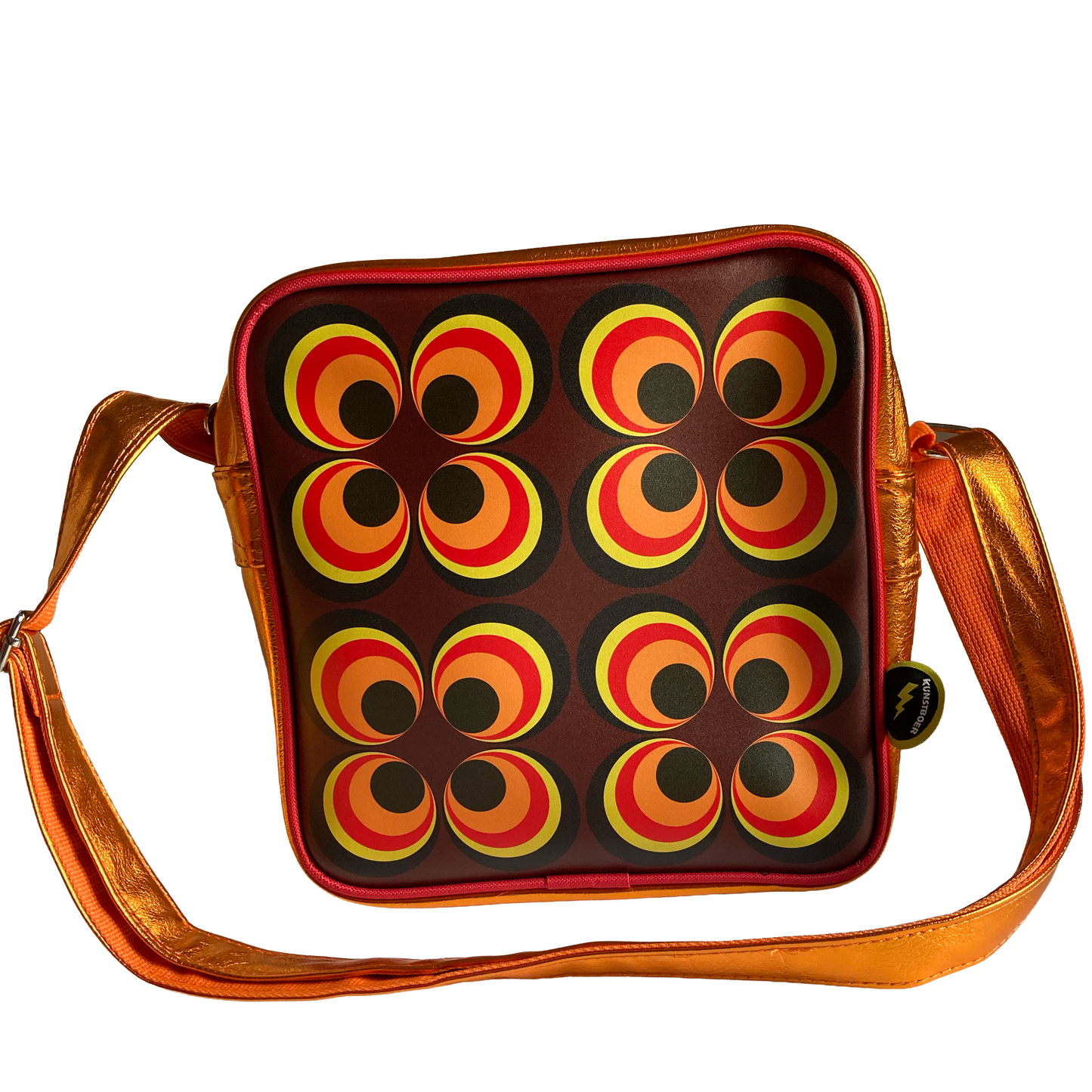 Shoulderbag square Retro circles