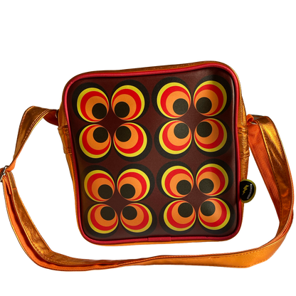 Shoulderbag square Retro circles
